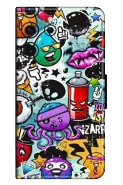 Atlas Husa personalizata carte HQ Xiaomi Redmi Note 8 Pro, Grafitti, multicol...