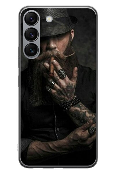Atlas Husa personalizata tip carcasa Samsung Galaxy S23, Beard Man, , S1D1M0355