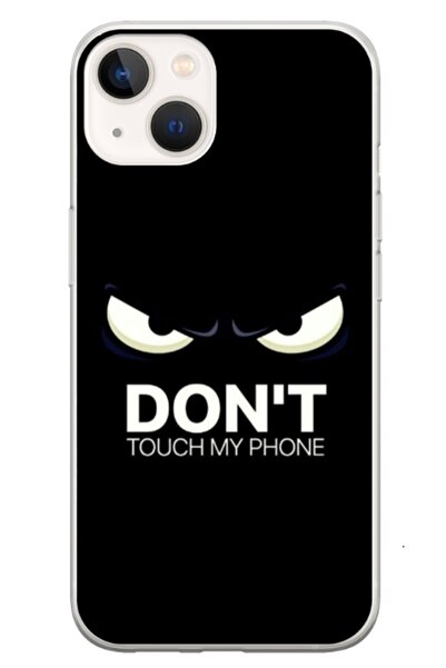 Atlas Husa personalizata tip carcasa Apple iPhone 14, Dont touch my phone 1, ...
