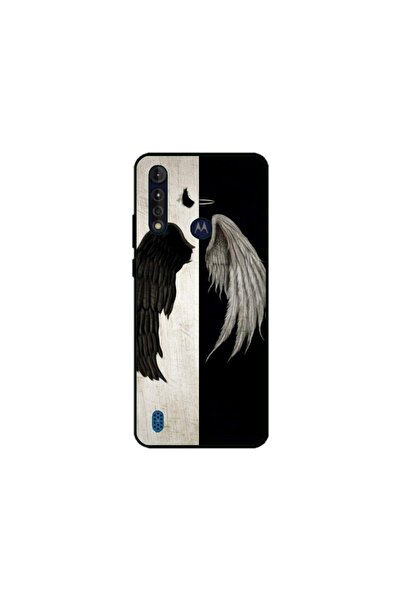 Atlas Εξατομικευμένη θήκη τύπου Motorola Moto G8, Angel Wings, , S1D1M0004