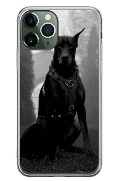 Atlas Husa personalizata tip carcasa Apple iPhone 11 Pro, Doberman, , S1D1M0018
