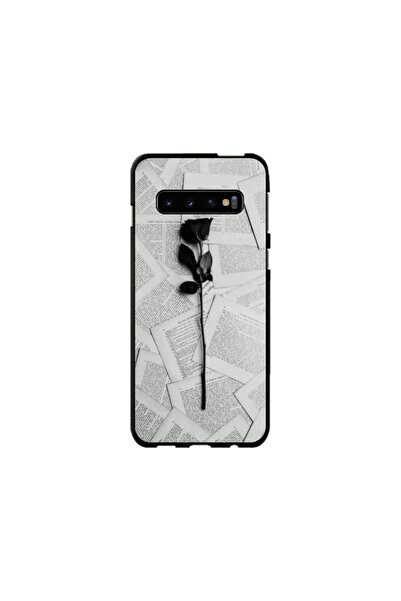 Atlas Εξατομικευμένη θήκη τύπου Samsung Galaxy S10 Plus, Black Rose, , S1D1M0021