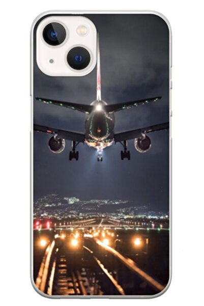 Atlas Εξατομικευμένη θήκη τύπου Apple iPhone 13 Mini, Προσγείωση αεροπλάνου, ...