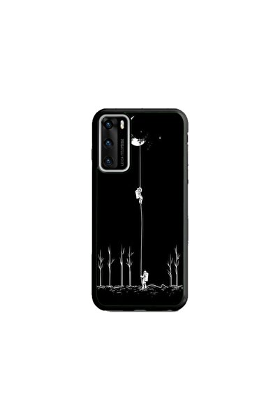 Atlas Husa personalizata tip carcasa Huawei P40, Climbing to the Moon, , S1D1...