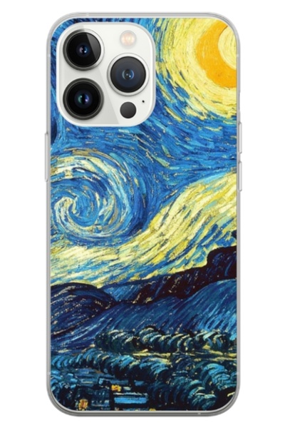 Atlas Husa personalizata tip carcasa Apple iPhone 15 Pro Max, Van Gogh, , S1D...