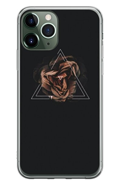 Atlas Husa personalizata tip carcasa Apple iPhone 11 Pro, Triangle Rose, , S1...