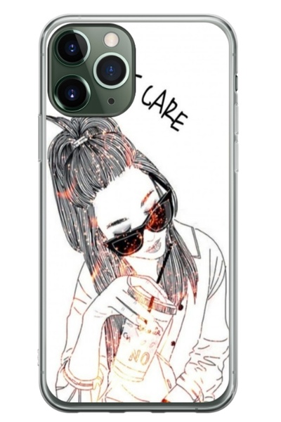 Atlas Husa personalizata tip carcasa Apple iPhone 11 Pro Max, I dont care, , ...
