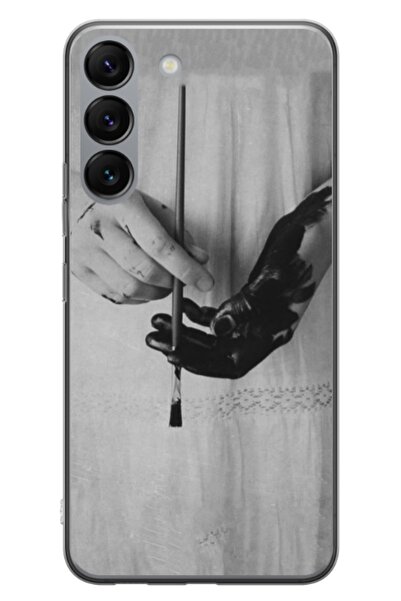 Atlas Husa personalizata tip carcasa Samsung Galaxy S23, Black Paint, , S1D1M...