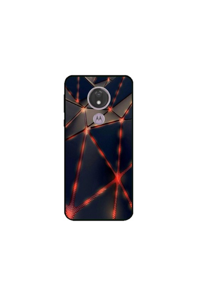 Atlas Προσαρμοσμένος τύπος θήκης Motorola Moto G7, Lava Triangles, , S1D1M0367