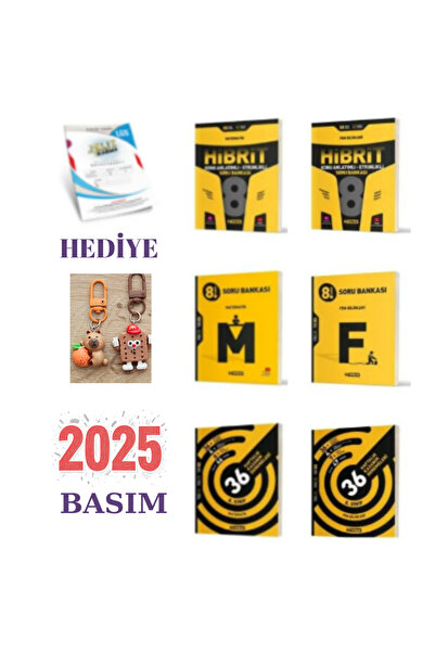 Bilgi Sarmal Yayınları HIZ 8.Sınıf MAT-FEN HİBRİT Konu Anlatıml + Soru + Haft...