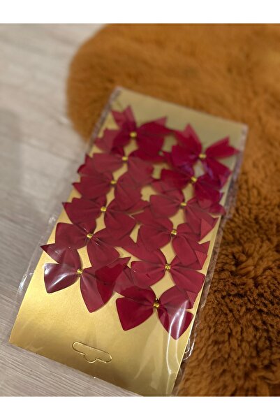 Marrone Pack of 12 Velvet Ribbons Mini Small Ribbons 5 cm