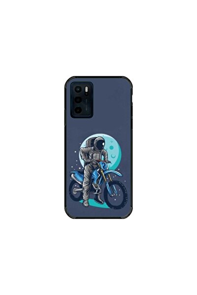 Atlas Husa personalizata tip carcasa Motorola Moto E32s, Biker Astronaout, , ...