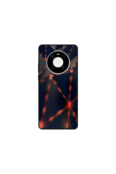 Atlas Персонализиран калъф за Huawei Mate 40, Лава триъгълници, , S1D1M0367