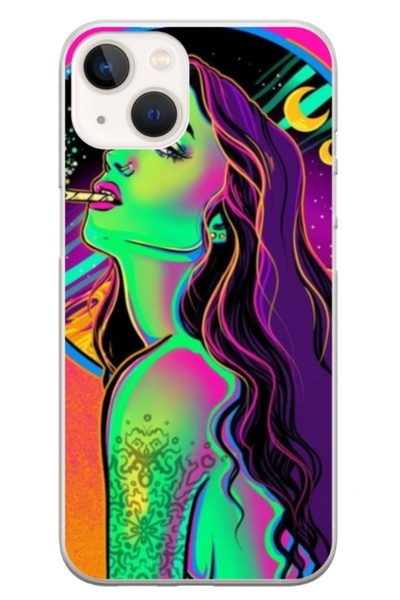 Atlas Εξατομικευμένη θήκη τύπου Apple iPhone 13, Colorful Girl, , S1D1M0249