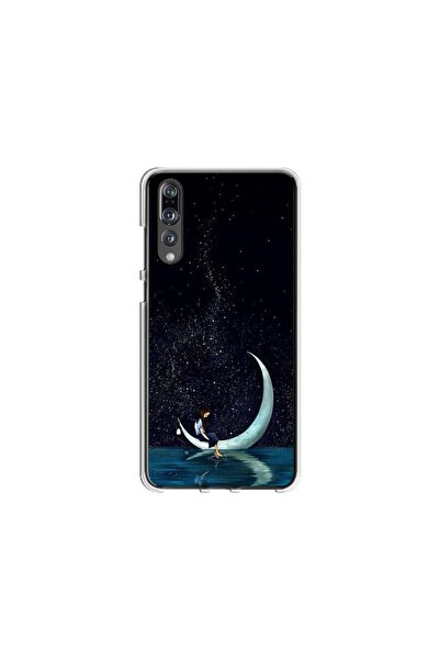 Atlas Husa personalizata tip carcasa Huawei P20 Lite, Moon Fishing, , S1D1M0270