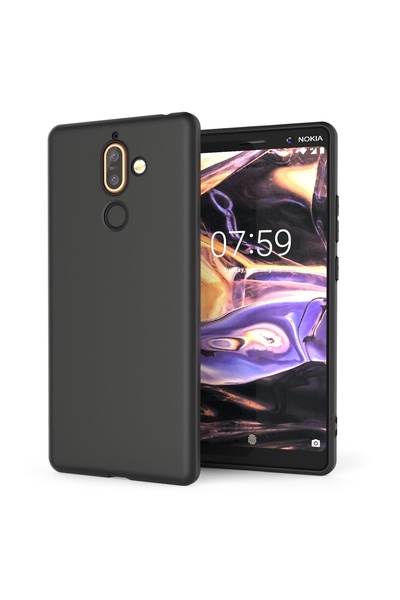Atlas Θήκη NOKIA 7 Plus - Luxury Mat TSS, Μαύρη
