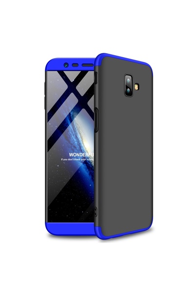 Atlas Θήκη SAMSUNG Galaxy J6 Plus 2018 - GKK 360 Πλήρης κάλυψη (Μπλε/Μαύρο)