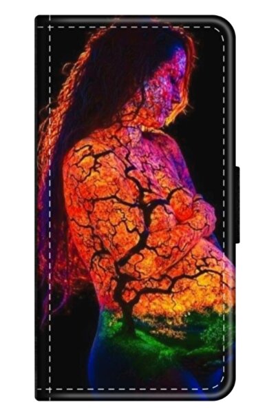 Atlas Εξατομικευμένη θήκη βιβλίου για Samsung Galaxy A12, μοντέλο Colorful 7,...