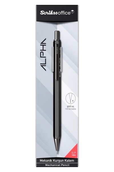 Scrikss Alpha Şeffaf Ambalaj Versatil Uçlu Kalem 0.7