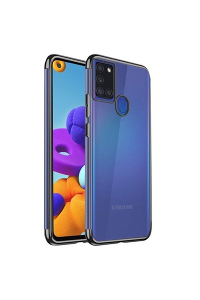 Atlas Θήκη SAMSUNG Galaxy A21s - Plating Soft (Μαύρη)