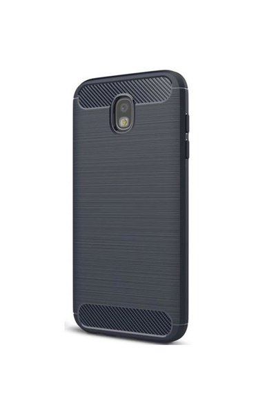 Atlas Θήκη SAMSUNG Galaxy J7 2017 - Luxury Carbon TSS, Ναυτικό Μπλε