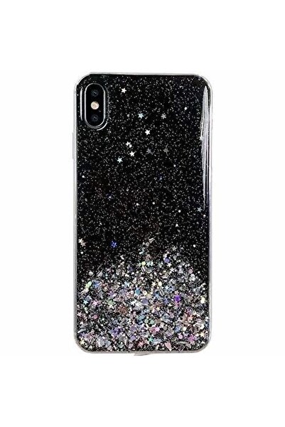 Atlas Θήκη XIAOMI Redmi Note 9 \ Redmi 10X 4G - Glitter Liquid Star (Μαύρη) W...