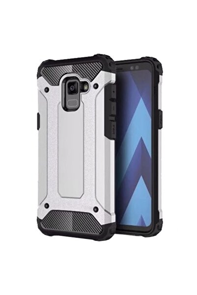 Atlas Husa SAMSUNG Galaxy A5 2018 \ A8 2018 - TPU Luxury Armor TSS, Argintiu