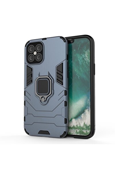 Atlas Husa APPLE iPhone 12 Pro Max - Ring Armor (Bleumarin)