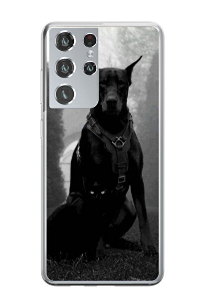 Atlas Εξατομικευμένη θήκη τύπου Samsung Galaxy S22 Ultra, Doberman, , S1D1M0018