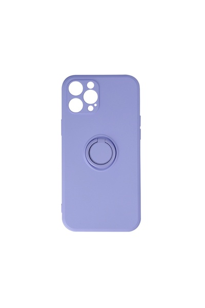 Atlas Husa pentru SAMSUNG Galaxy S21 Ultra - Ring Silicon Cover (Mov)