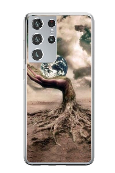 Atlas Husa personalizata tip carcasa Samsung Galaxy S21 Ultra, Abstract 4, , ...