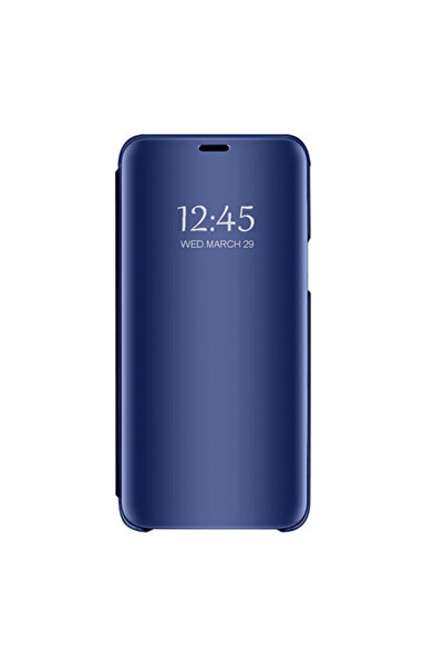 Atlas Husa SAMSUNG Galaxy J6 Plus 2018 - Flip Wallet Clear (Albastru)