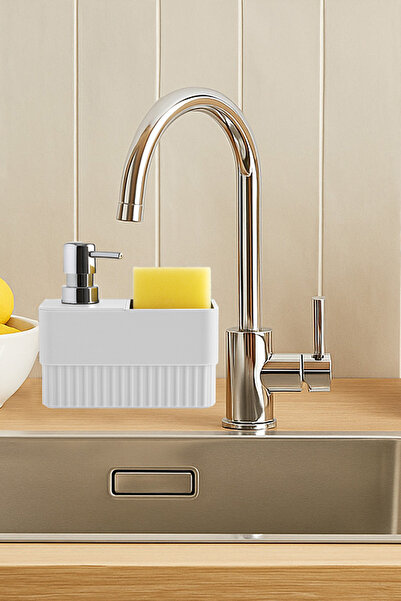 EVONİTA Tezgah Üstü Dikdörtgen Banyo Mutfak Sıvı Sabunluk | Banyo Mutfak Bula...