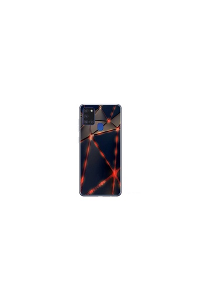 Atlas Εξατομικευμένη θήκη τύπου Samsung Galaxy A21S, Lava Triangles, , S1D1M0367