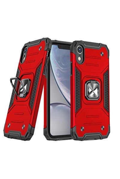 Atlas Husa pentru APPLE iPhone XR - Ring Armor (Rosu) Wozinsky