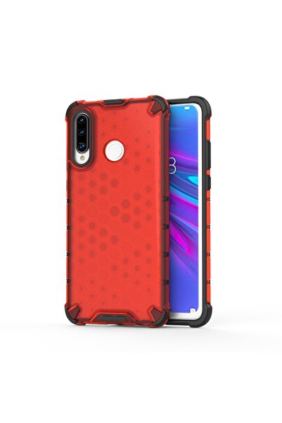 Atlas Huawei P30 Lite - Θήκη Gel TPU Honeycomb Armour (Ροζ)