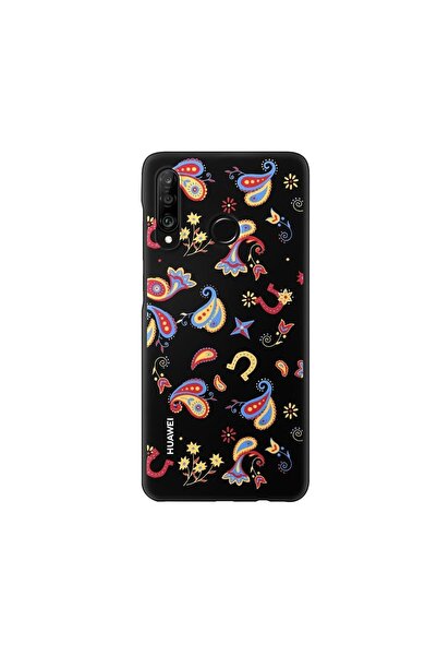 Atlas Γνήσια θήκη HUAWEI P30 Lite - Floral TPU (Μαύρο)