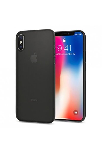 Atlas Θήκη APPLE iPhone X - Air Skin (Μαύρο) Spigen