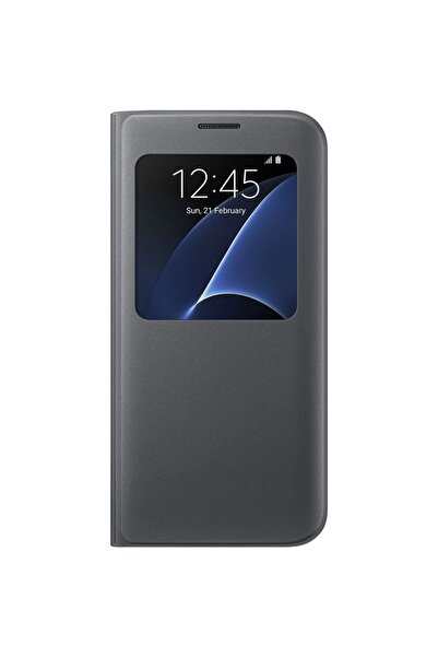 Atlas Θήκη SAMSUNG Galaxy S7 - S-View Cover (Μαύρο)