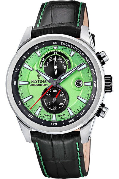 FESTİNA ساعة يد رجالية كرونوغراف خالدة طراز F20695/3