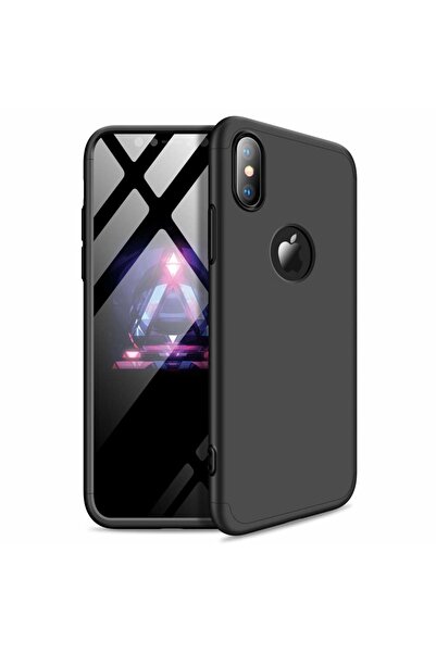 Atlas Husa APPLE iPhone XS Max - GKK 360 Full Cover (Negru)