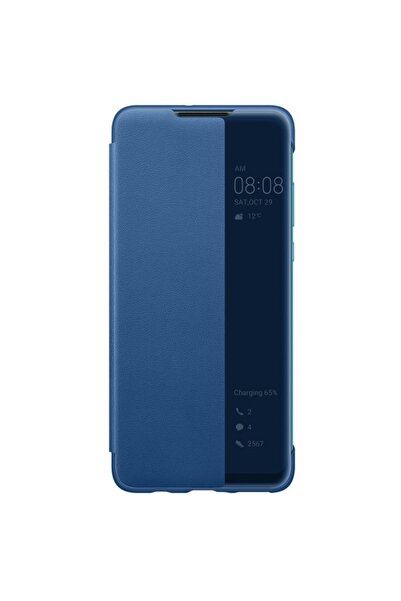 Atlas Husa Originala HUAWEI P40 Pro - Flip Cover View (Bleumarin)