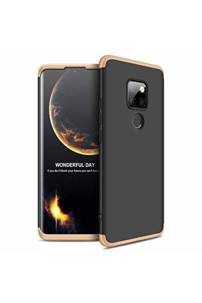 Atlas HUAWEI Mate 20 Θήκη - GKK 360 Πλήρης Κάλυψη (Χρυσό/Μαύρο)