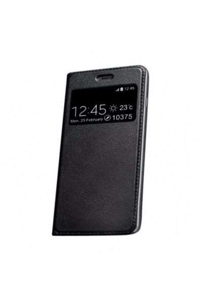 Atlas Husa Pentru NOKIA 8 - Leather Window TSS, Negru