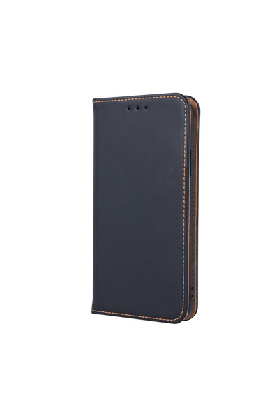 Atlas Θήκη HUAWEI Y5 2018 - Μαγνήτης από γνήσιο δέρμα (μαύρο)