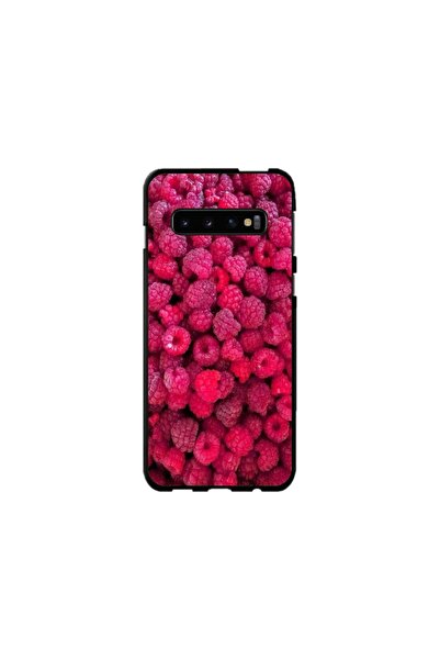 Atlas Персонализиран калъф за Samsung Galaxy S10, цвят малина, S1D1M0234