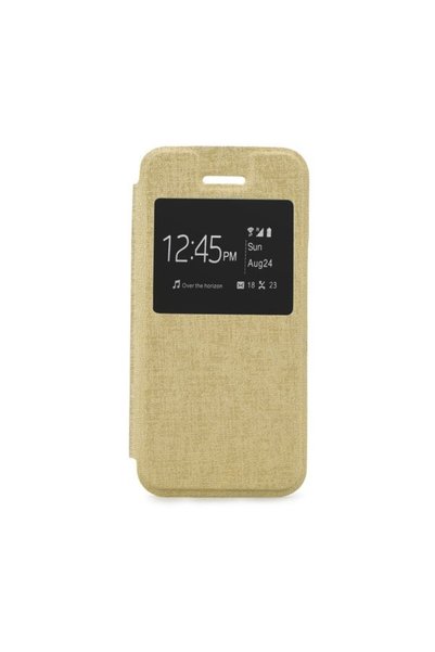 Atlas Husa SAMSUNG Galaxy S4 - S-View (Auriu)