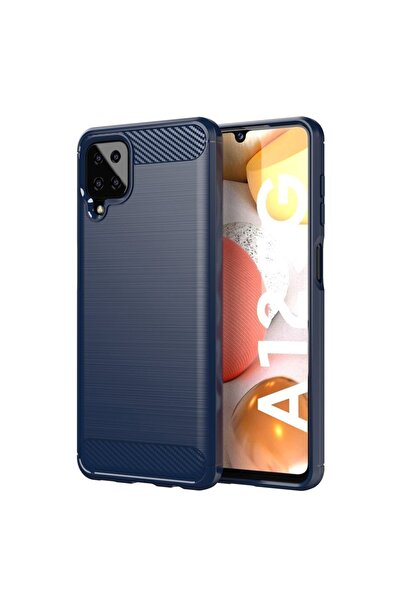 Atlas Husa pentru SAMSUNG Galaxy A12 - Carbon (Bleumarin)