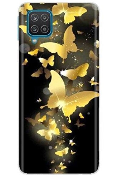 Atlas Husa Silicon Soft , Compatibila Cu Oppo A55 5G, Gold Buterfly