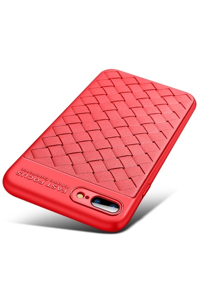 Atlas Husa APPLE iPhone 6\6S - AutoFocus Piele (Rosu)